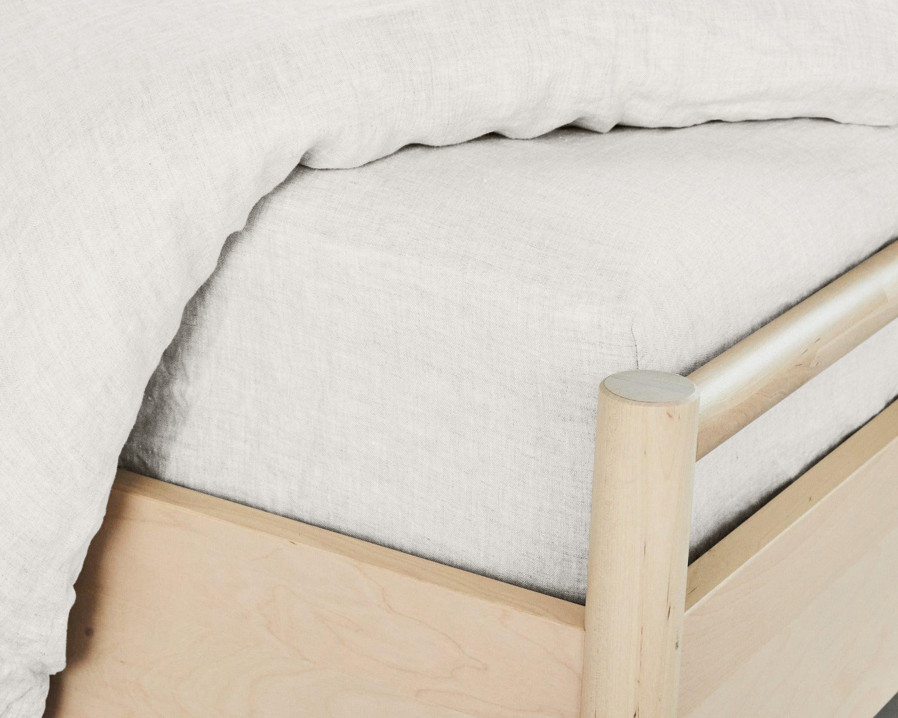 Organic European Linen Fitted Sheet