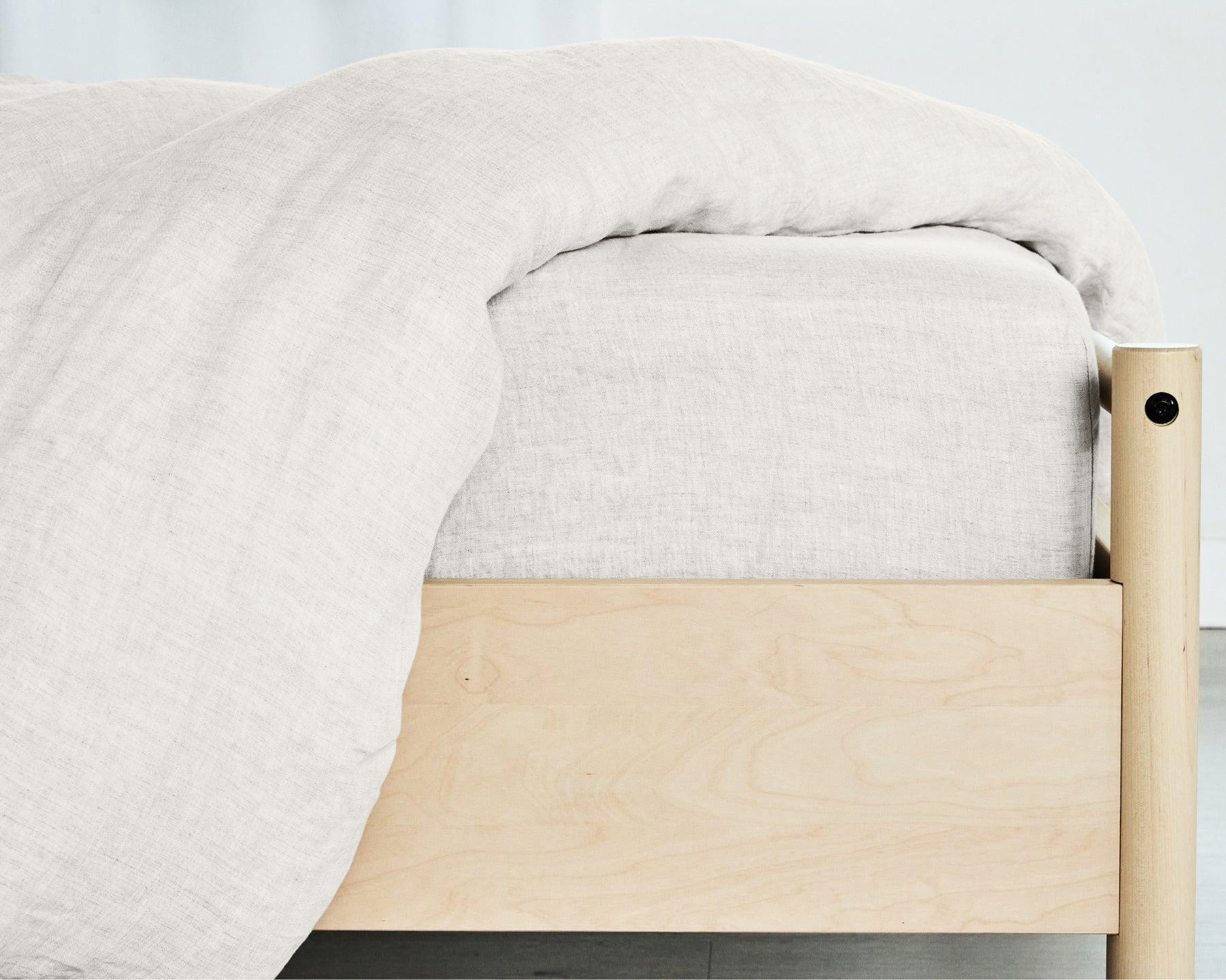 Organic European Linen Fitted Sheet