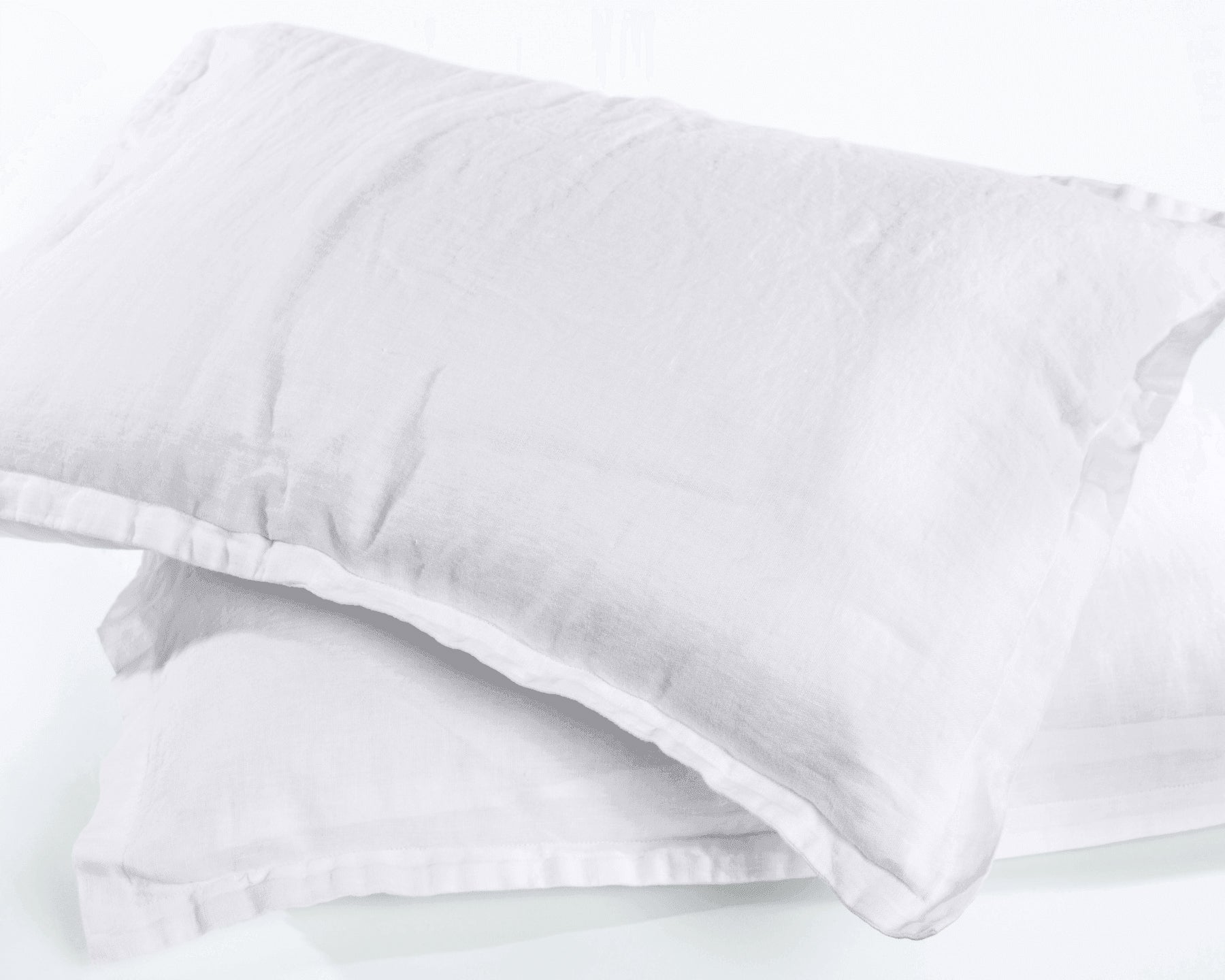 Organic European Linen Pillowcases (2) | Solid Colors