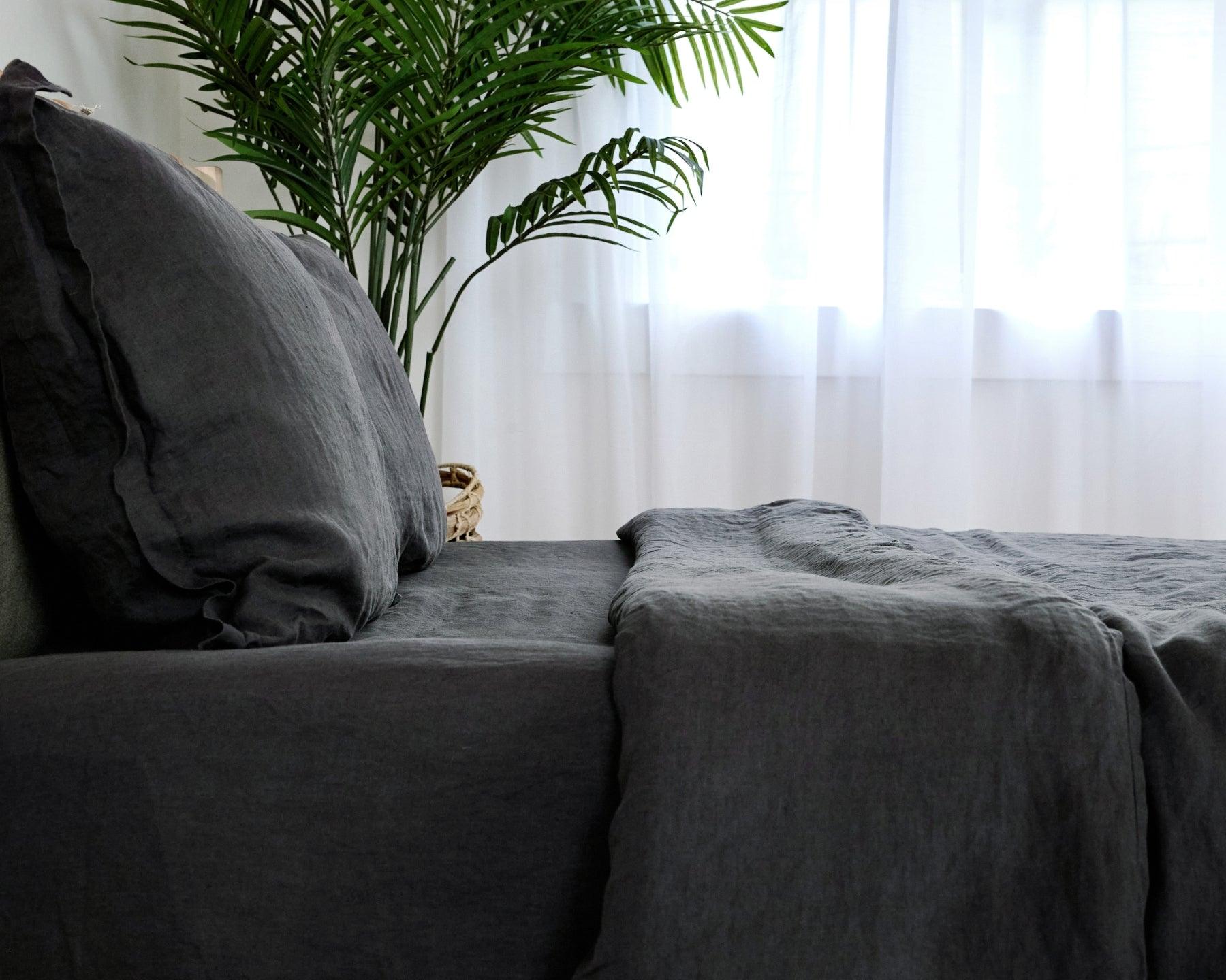 Organic European Linen Fitted Sheet