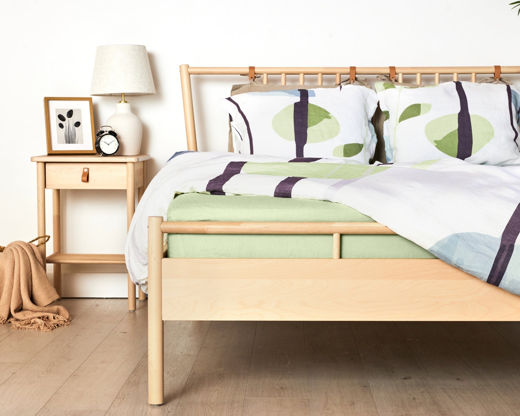 European Linen Duvet Cover Set | Skov Print