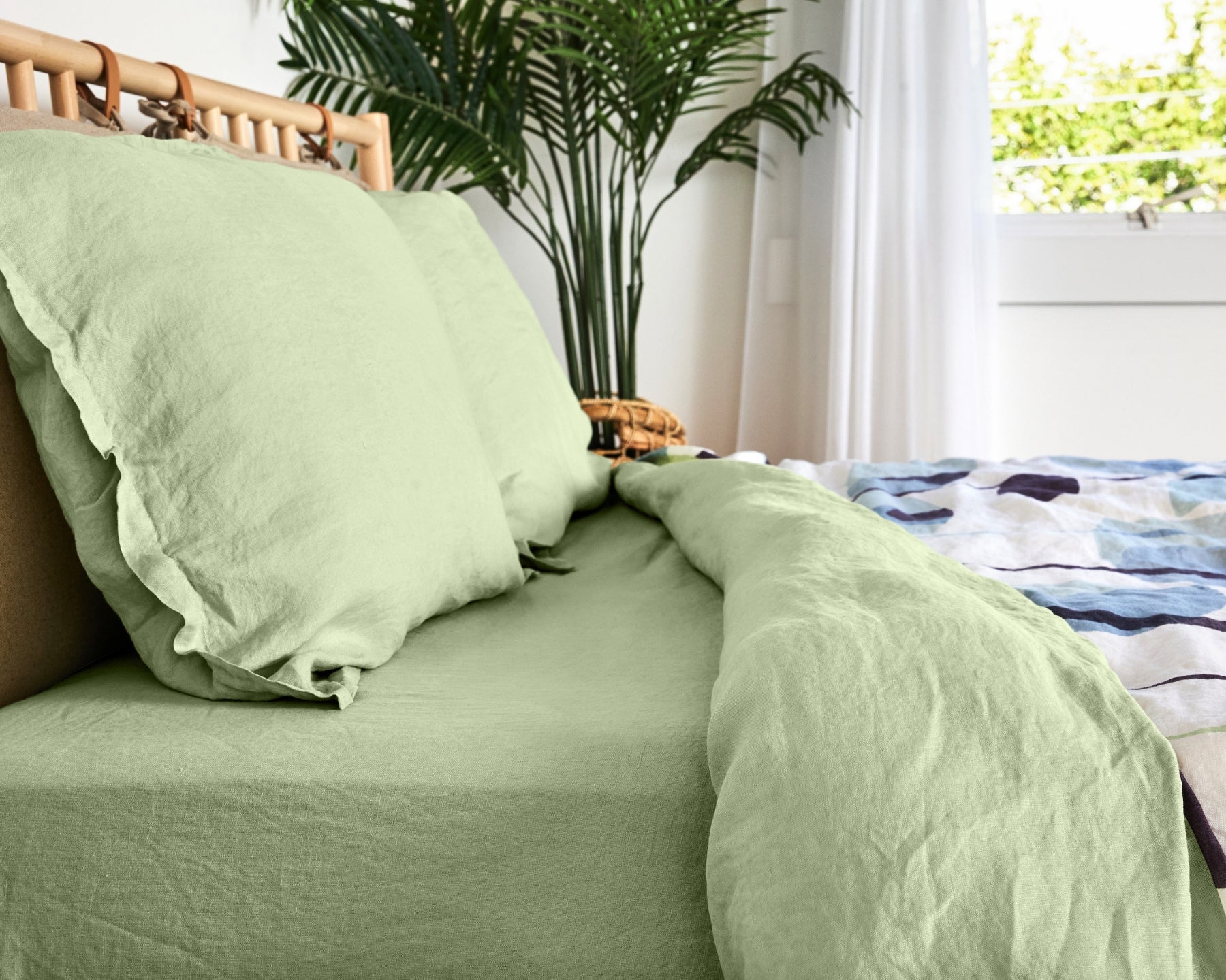 European Linen Fitted Sheet