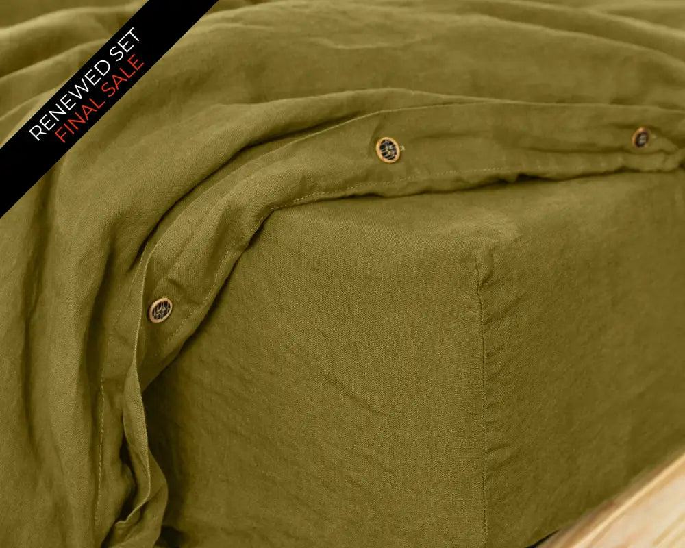 European Linen Fitted Sheet | Renewed - Fitted Sheet