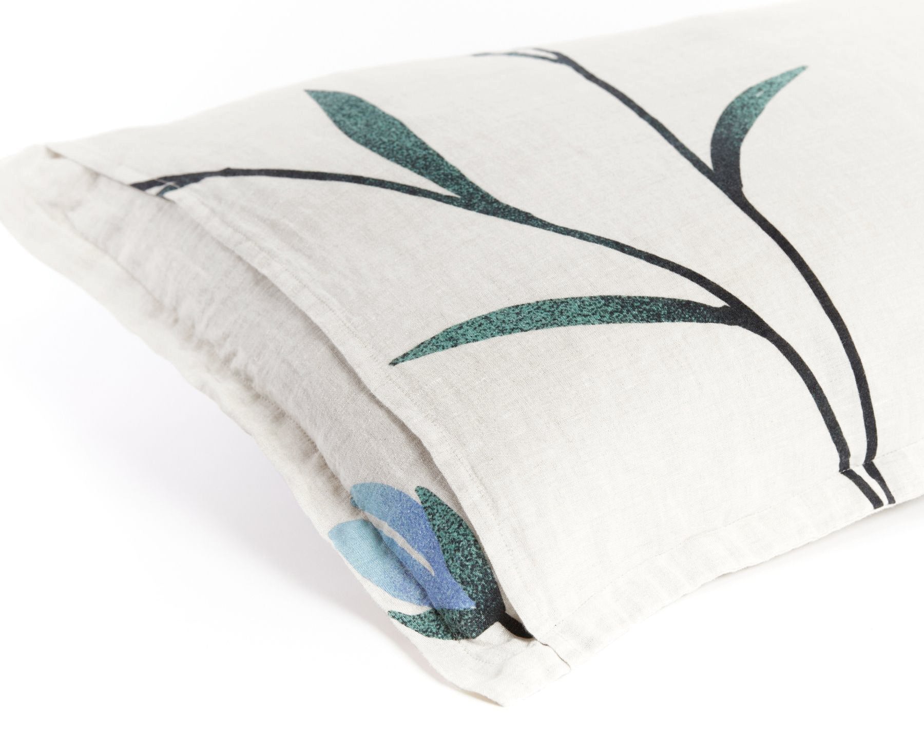 European Linen Pillowcases | Hørblomst Print